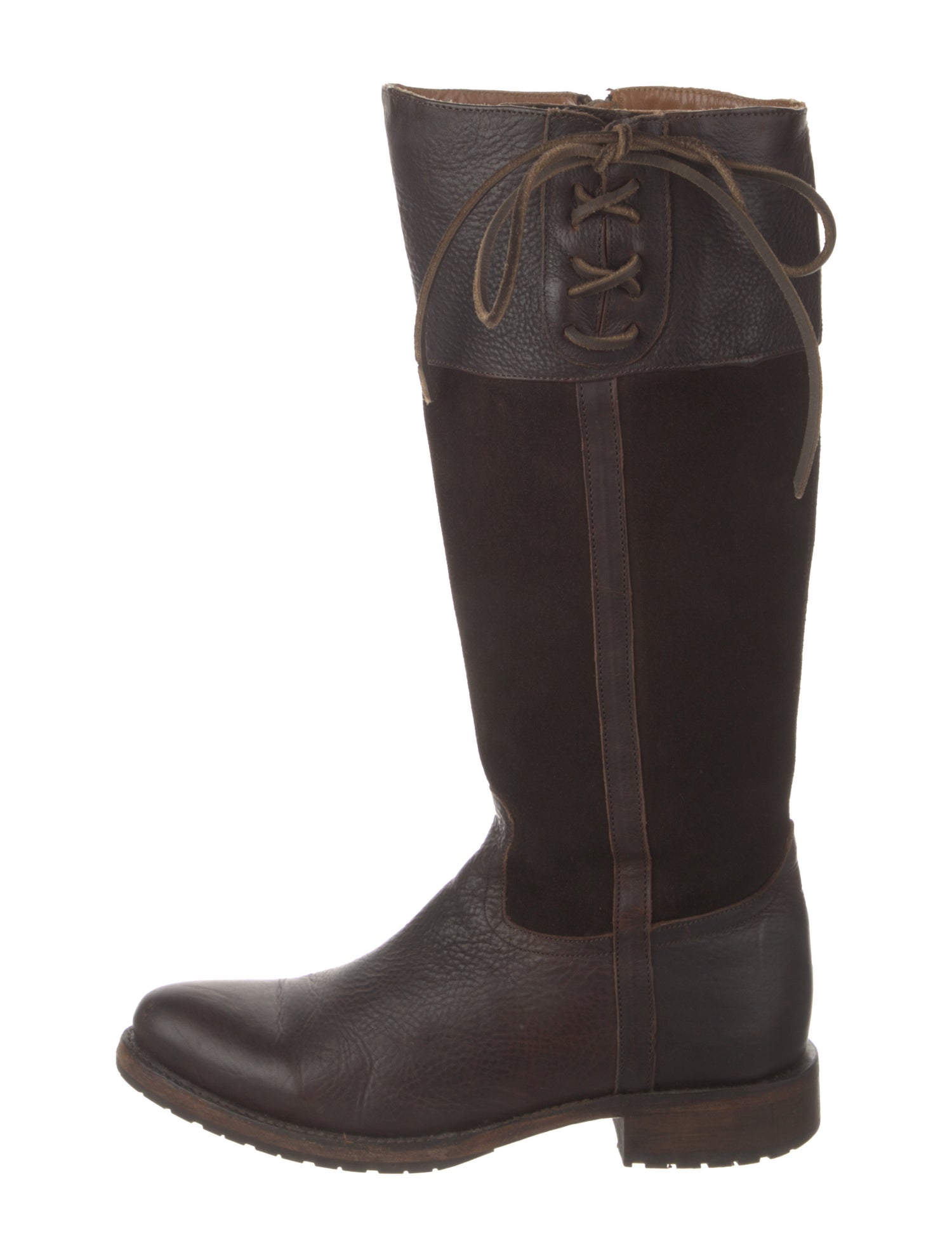 Lucchese Suede Riding Boots