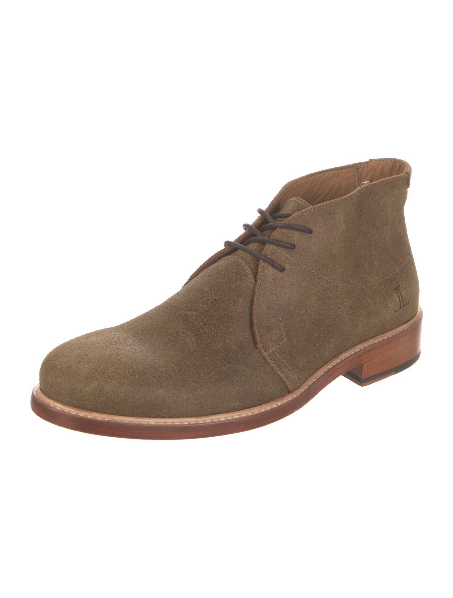 Lucchese Suede Lace-Up Boots