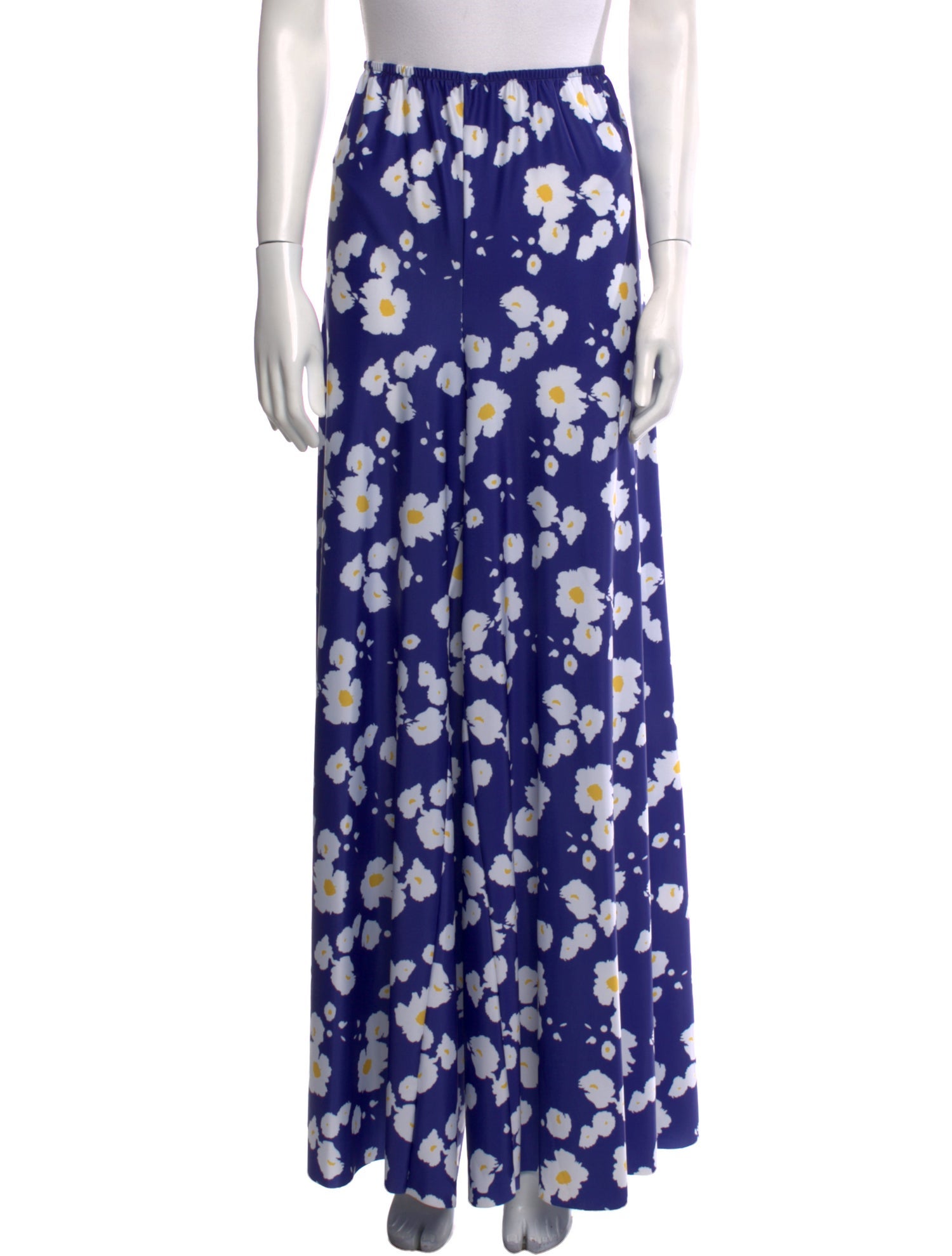 Leal Daccarett Floral Print Wide Leg Pants