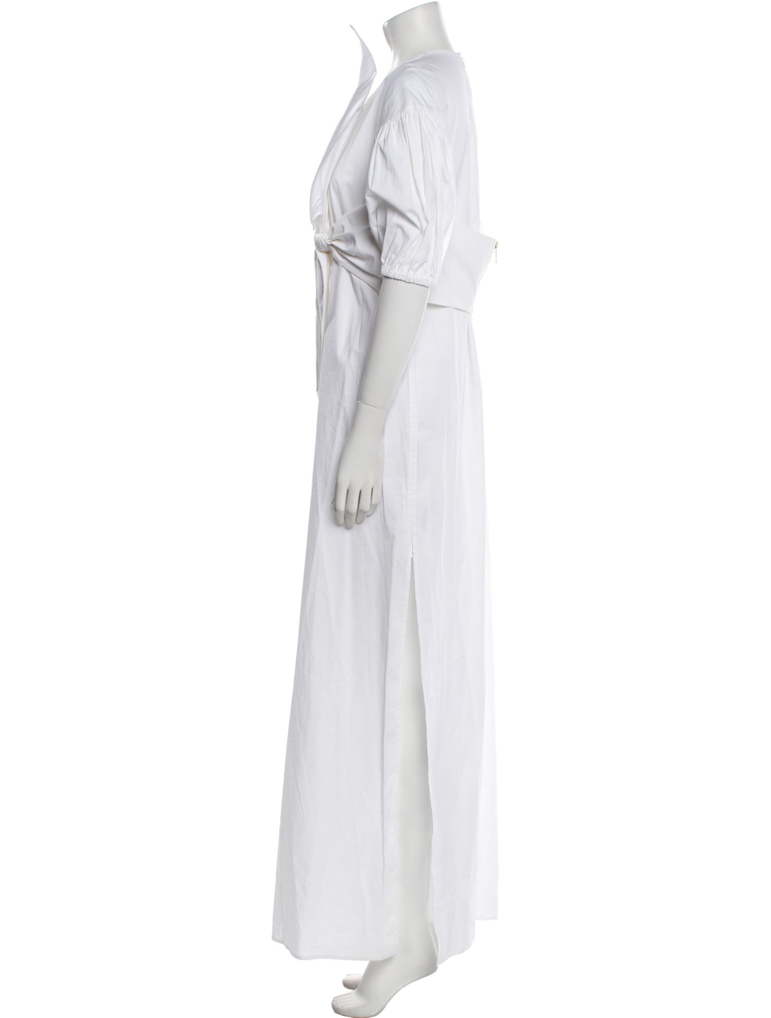 Leal Daccarett Cowl Neck Long Dress