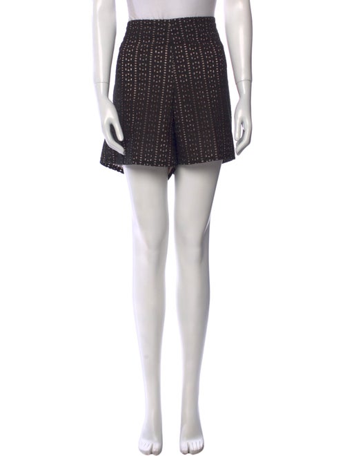 Leal Daccarett Lace Pattern Mini Shorts