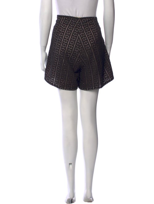 Leal Daccarett Lace Pattern Mini Shorts