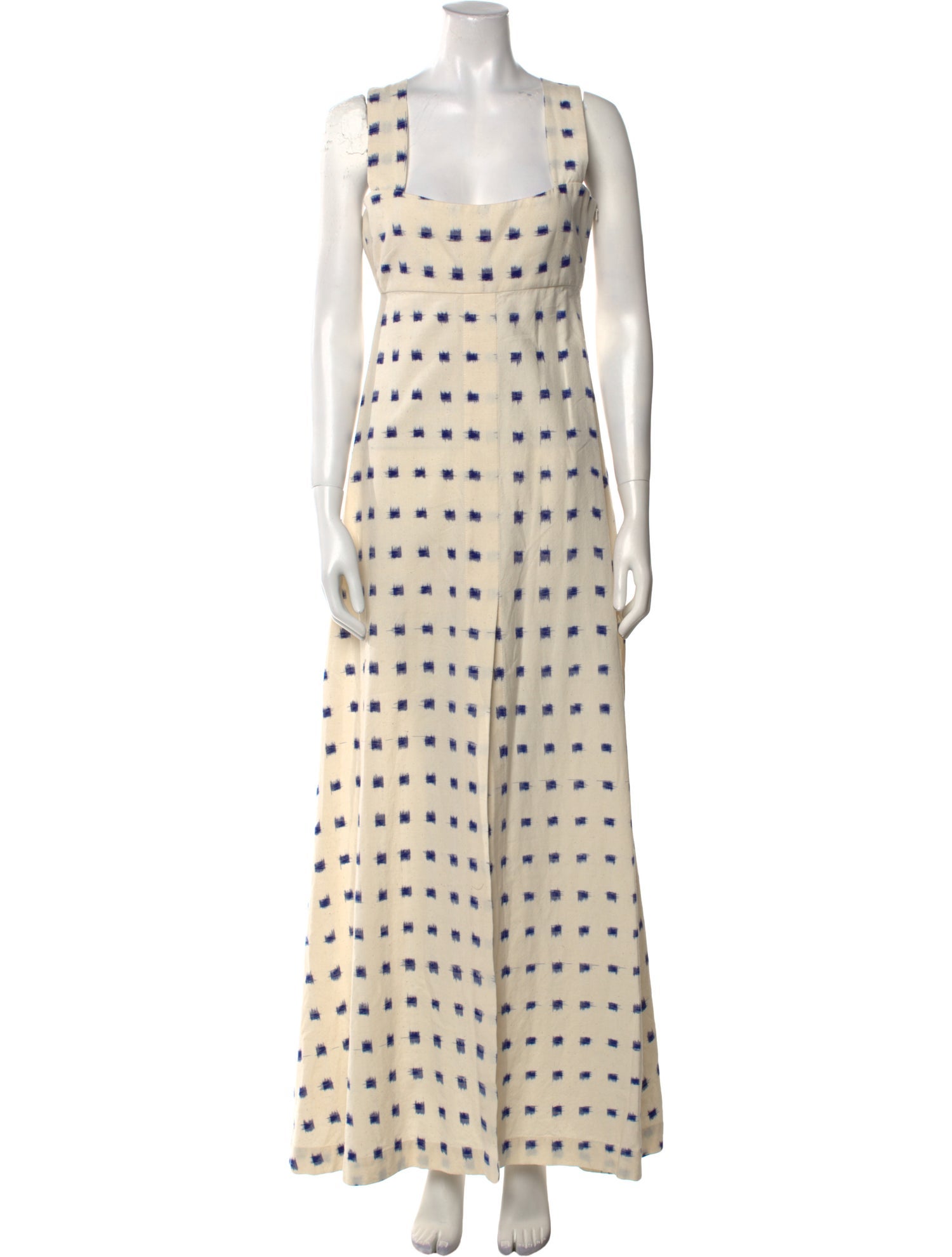 Leal Daccarett Polka Dot Print Long Dress