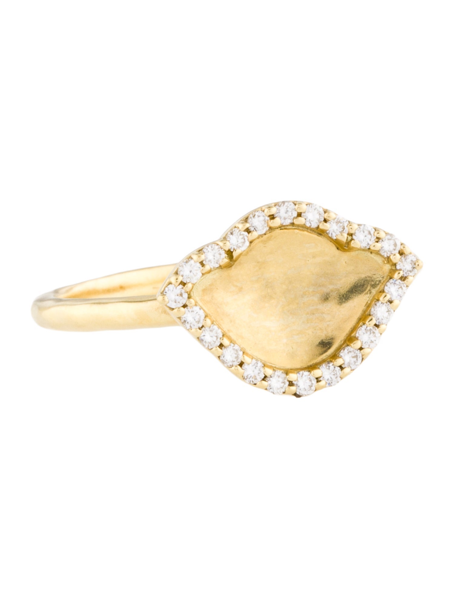 Legend Amrapali 18K Diamond Lotus Cocktail Ring