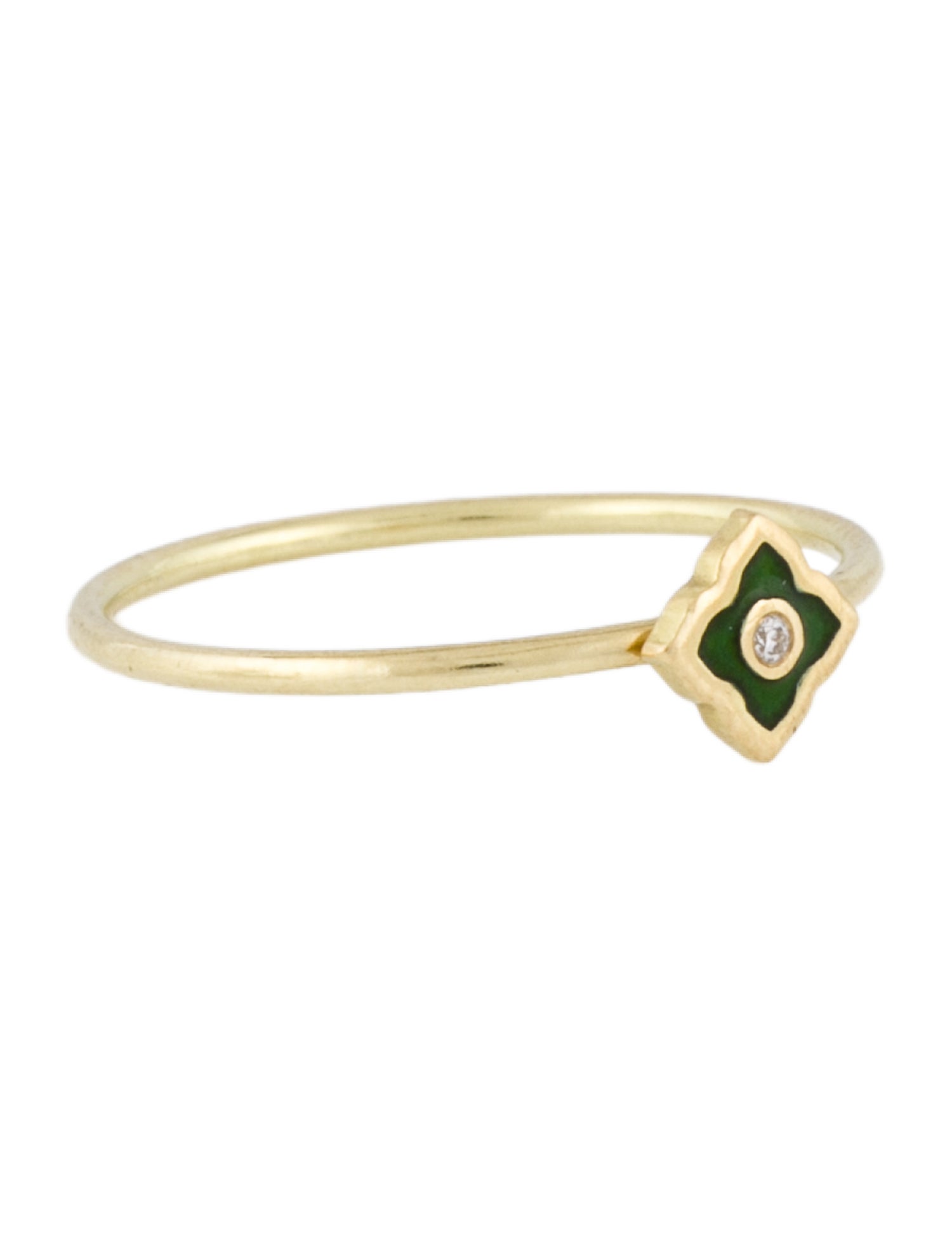 Legend Amrapali 18K Diamond & Enamel Cocktail Ring