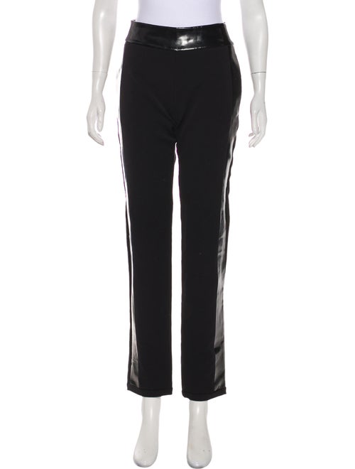 Les Chiffoniers Patent Leather-Trimmed Mid-Rise Pa