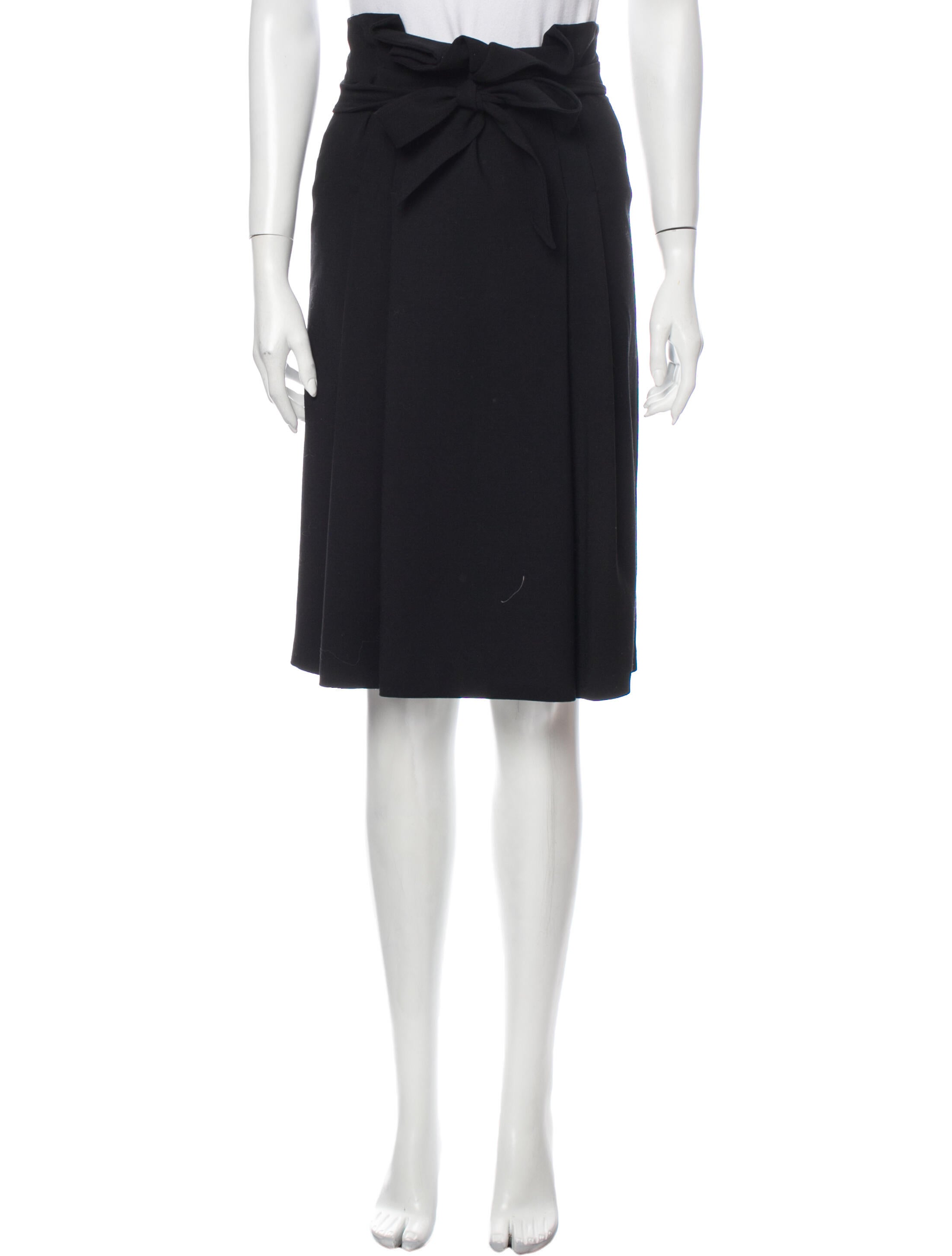 Les Chiffoniers Virgin Wool Knee-Length Skirt