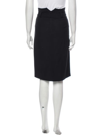 Les Chiffoniers Virgin Wool Knee-Length Skirt