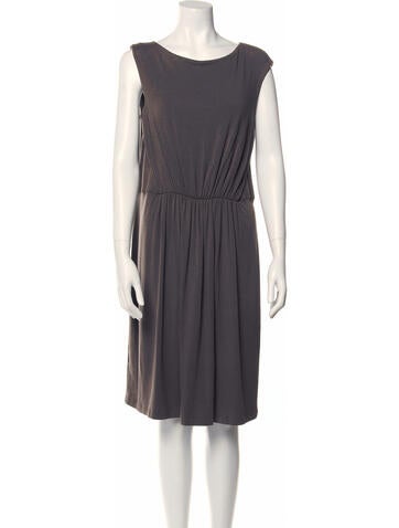 Les Chiffoniers Dresses Bateau Neckline Knee-Length Dress XS