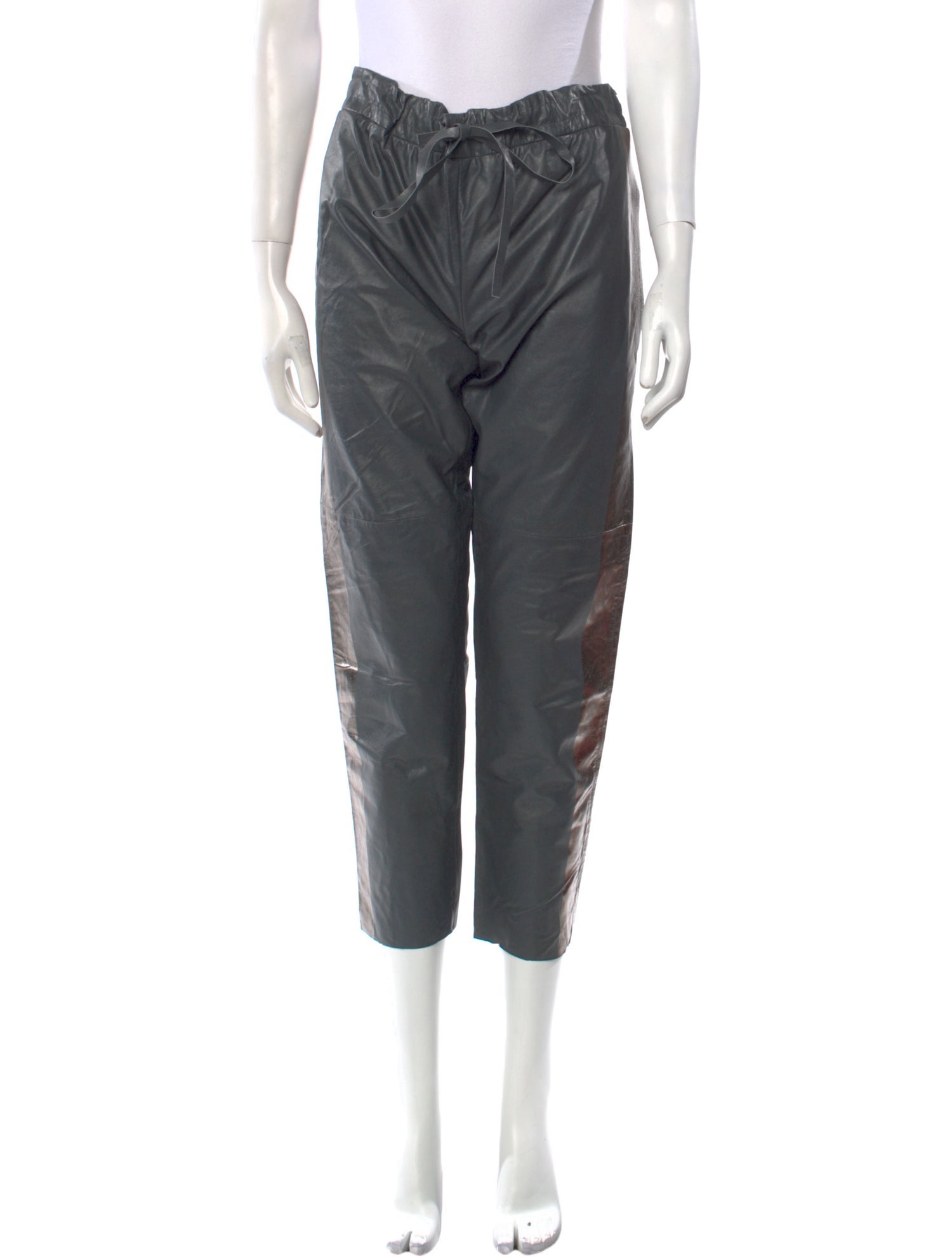 Les Chiffoniers Leather Straight Leg Pants