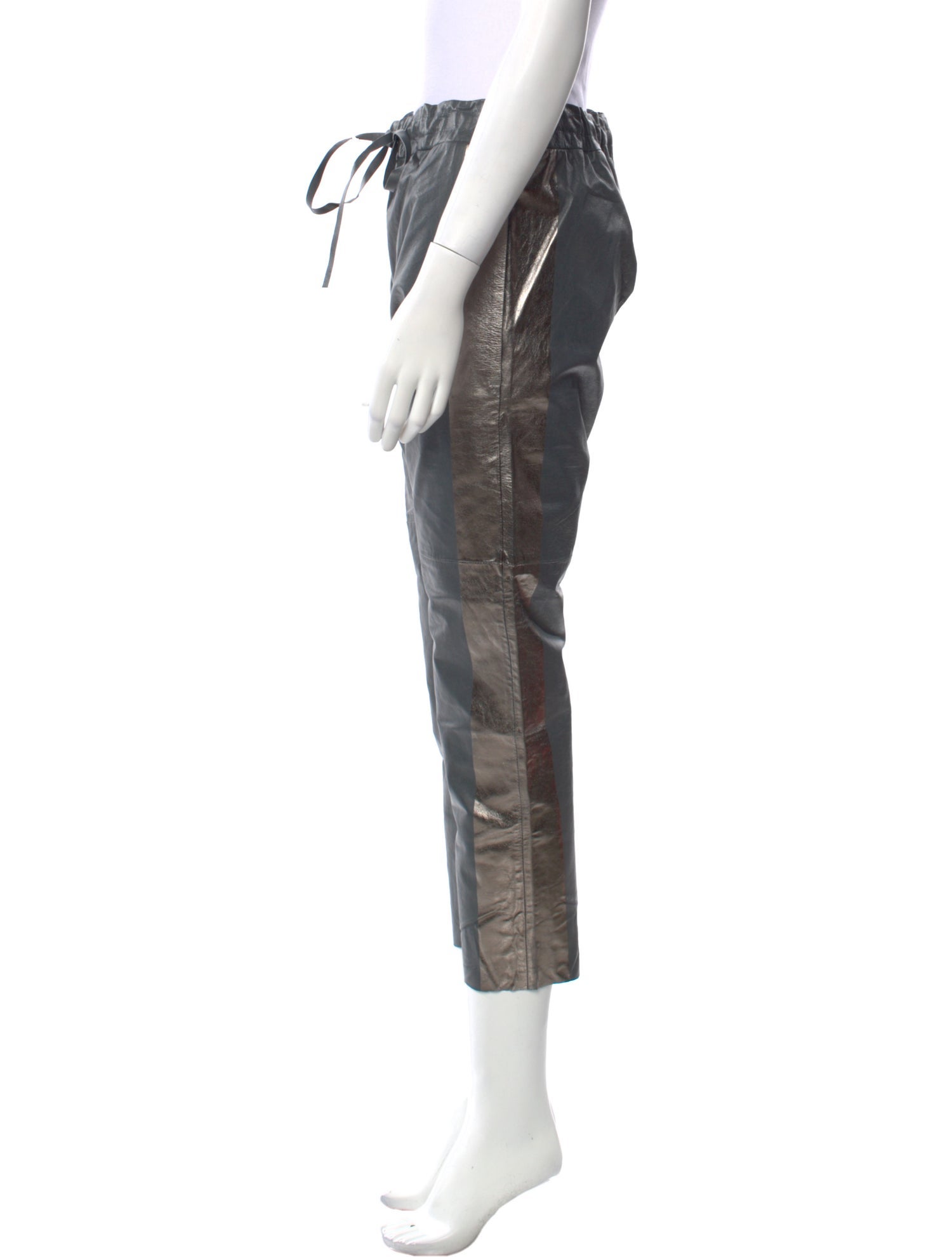 Les Chiffoniers Leather Straight Leg Pants