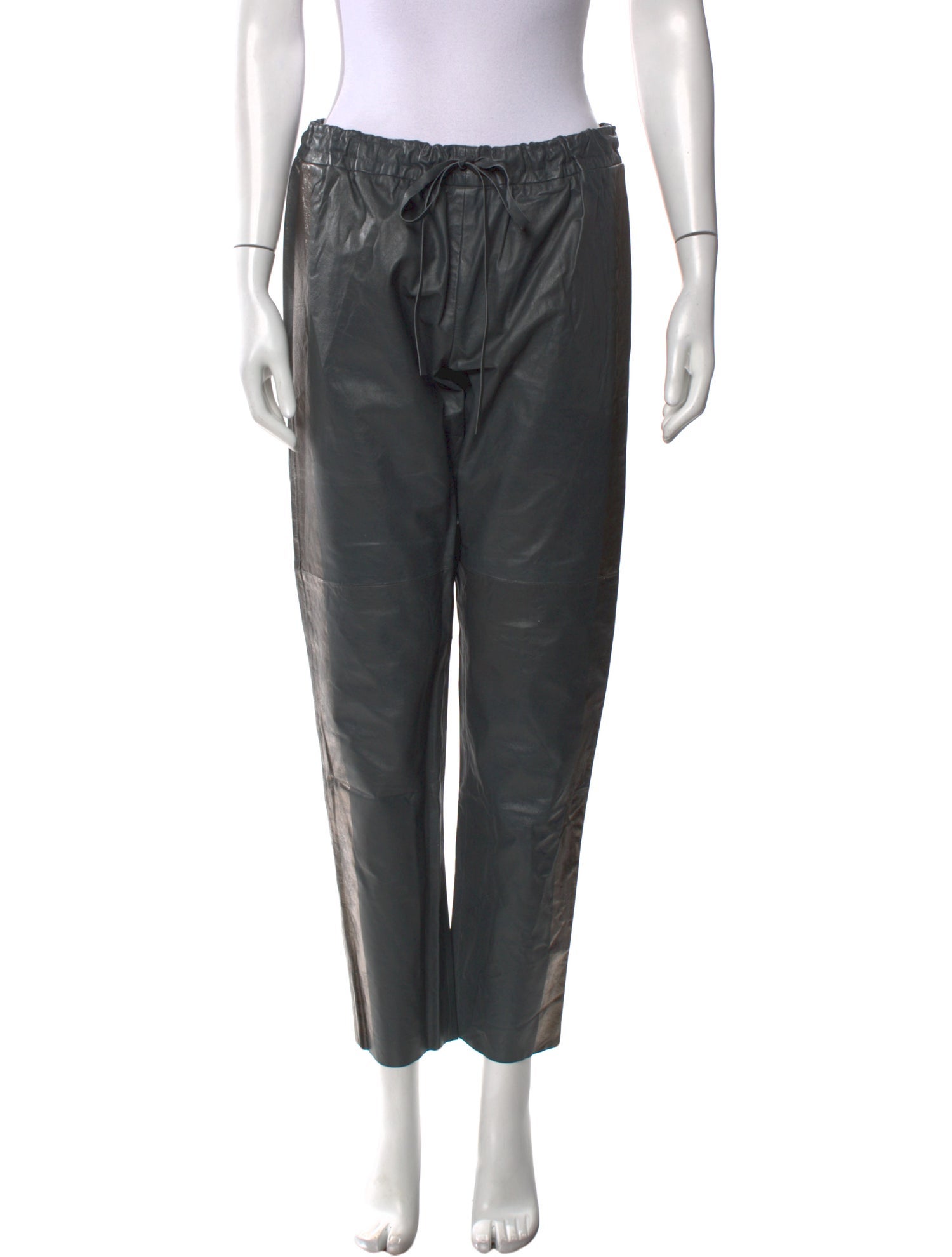 Les Chiffoniers Leather Skinny Leg Pants