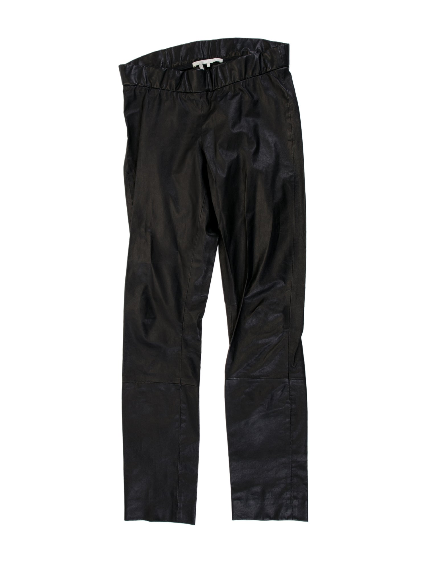 Les Chiffoniers Lambskin Skinny Leg Pants
