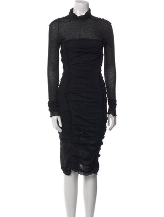 Les Chiffoniers Silk Knee-Length Dress