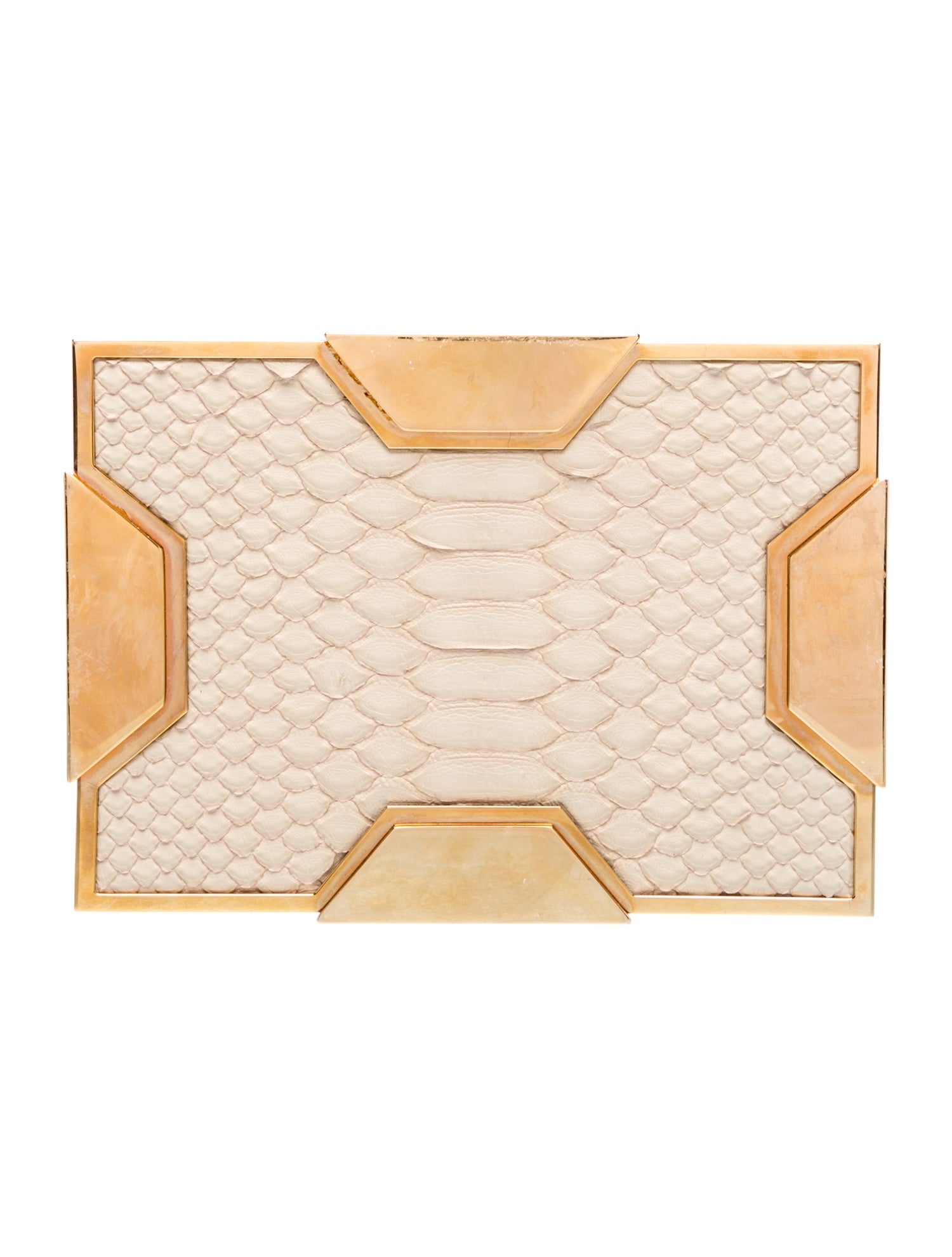 Lee Savage Snakeskin Minaudière