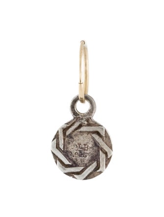 Lee Brevard Endless Hoop Charm Single Earring