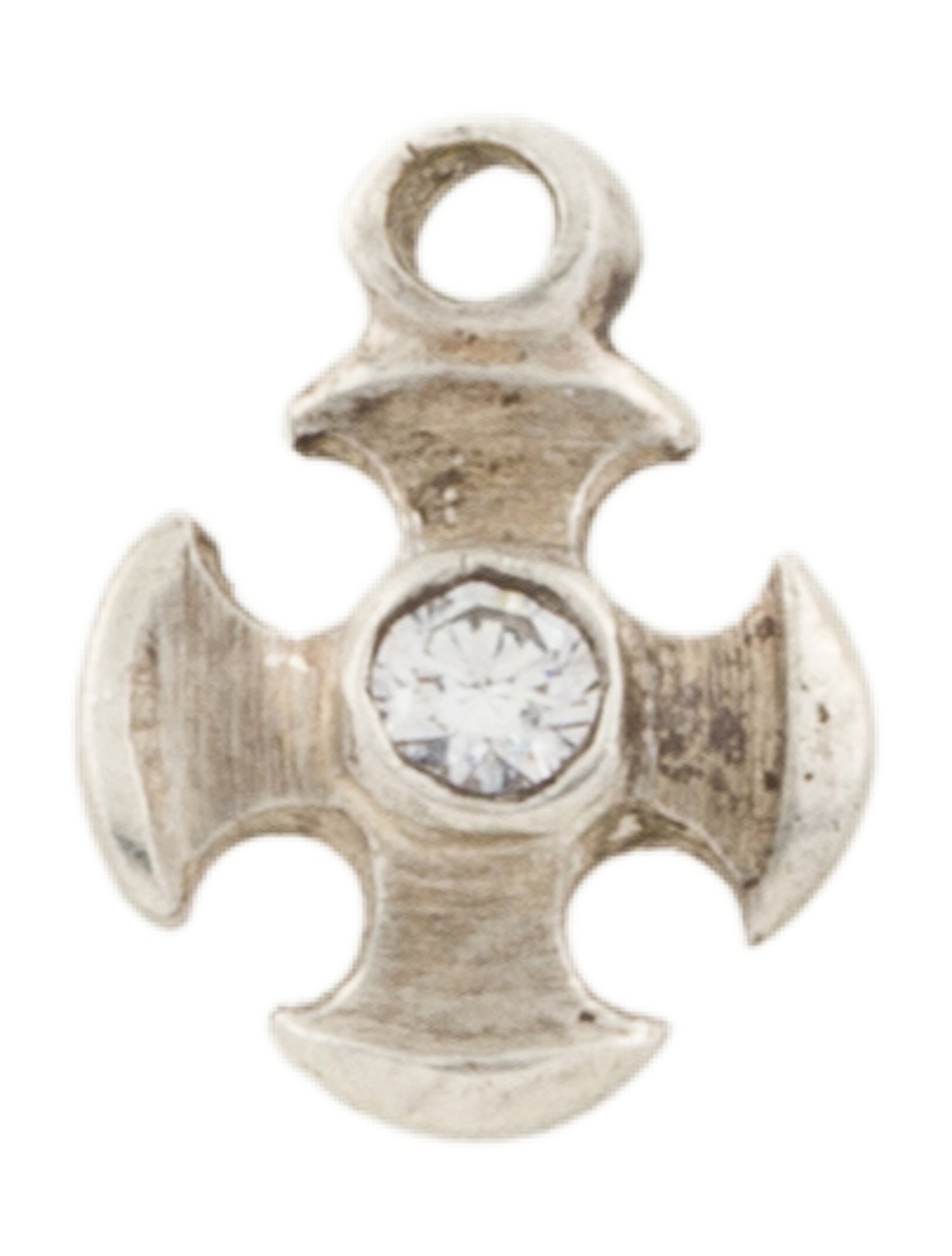 Lee Brevard Tiny Temple Cross Single Earring Enhancer