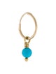 Lee Brevard Turquoise Bead Single Drop Earring