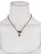 Lee Brevard Citrine Heart Pendant Necklace