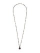 Lee Brevard Tourmaline Beaded Pendant Necklace