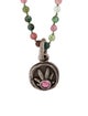 Lee Brevard Tourmaline Beaded Pendant Necklace