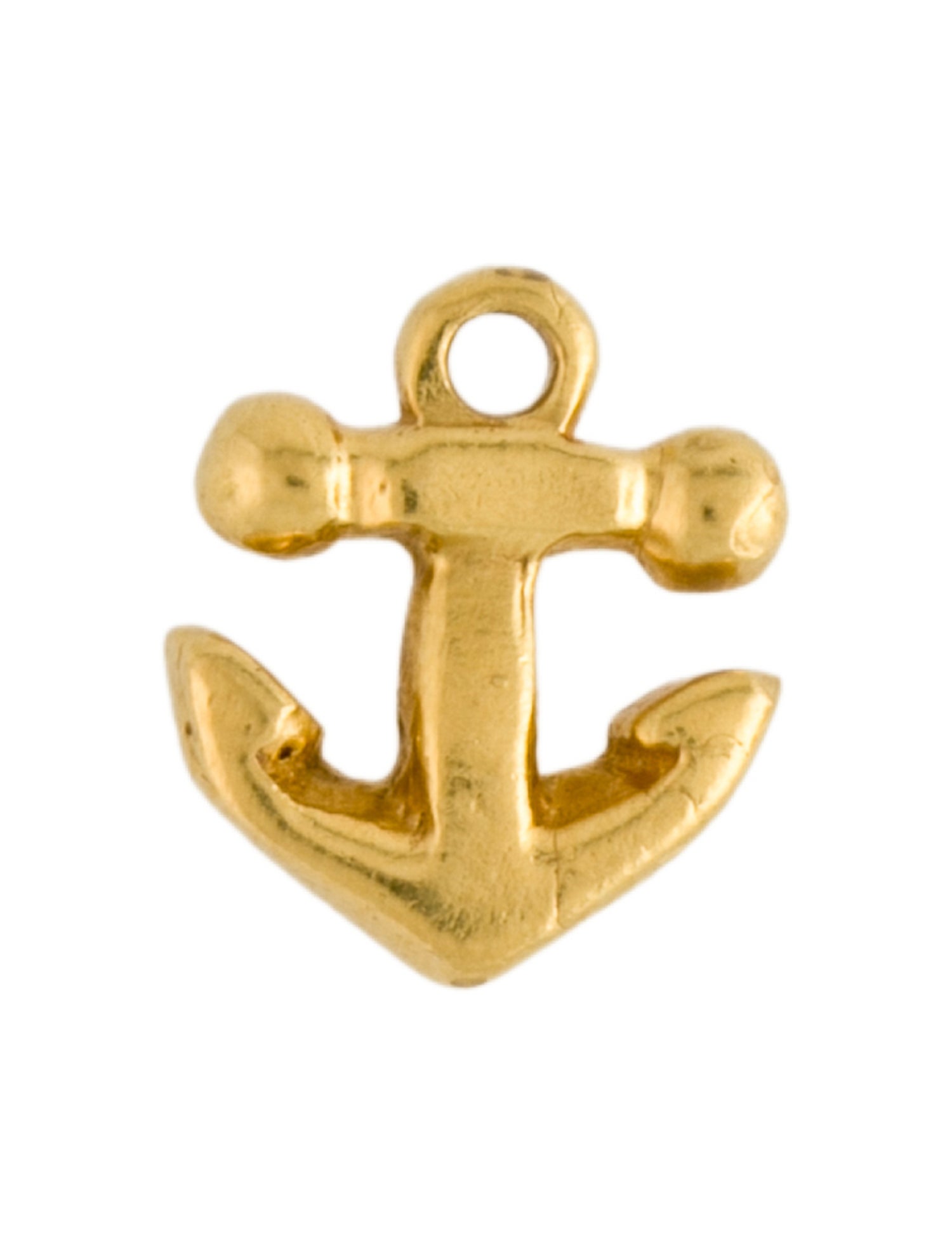 Lee Brevard 18K Anchor Earring Charm