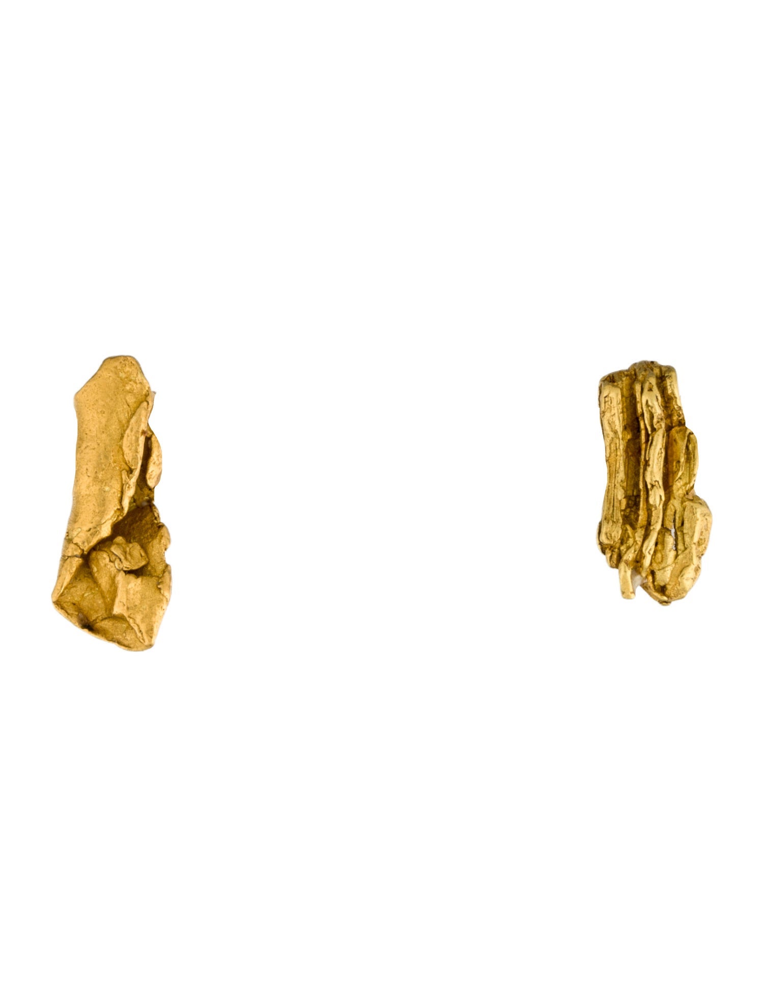 Lisa Eisner Gold Nugget Studs