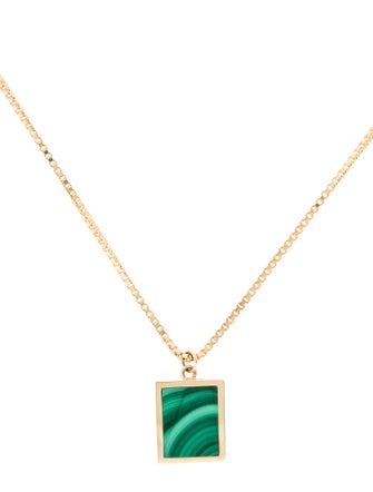 Legier Malachite Pendant Necklace
