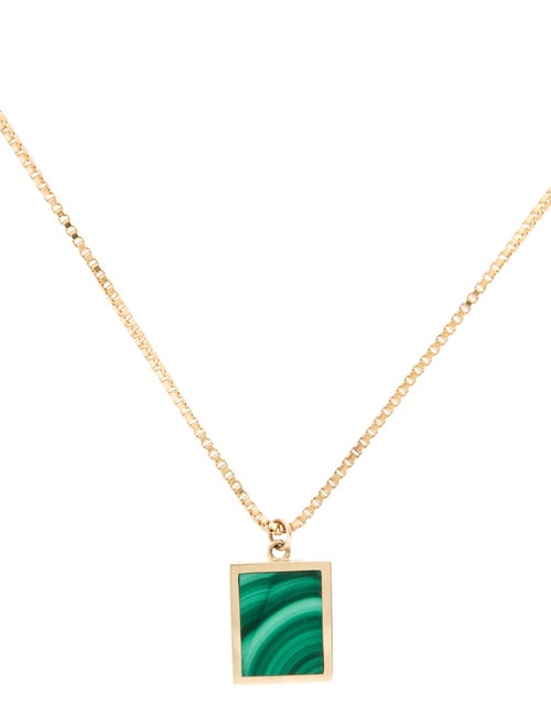 Legier Malachite Pendant Necklace