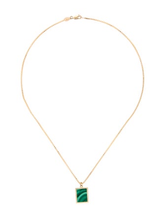 Legier Malachite Pendant Necklace