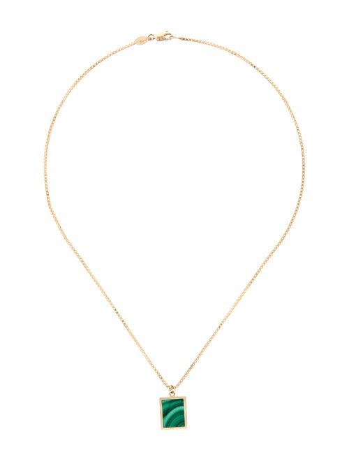 Legier Malachite Pendant Necklace