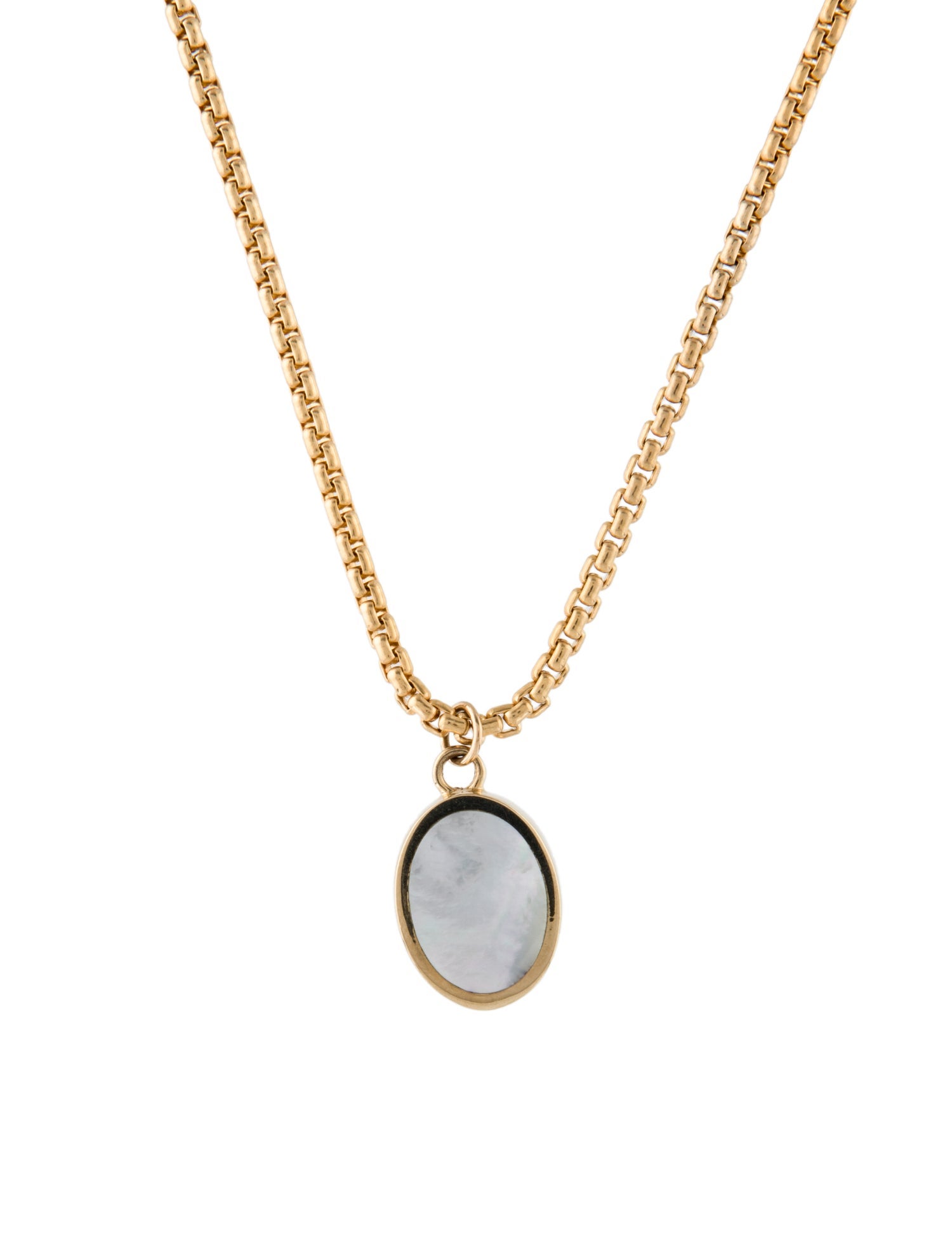 Legier Mother of Pearl Pendant Necklace