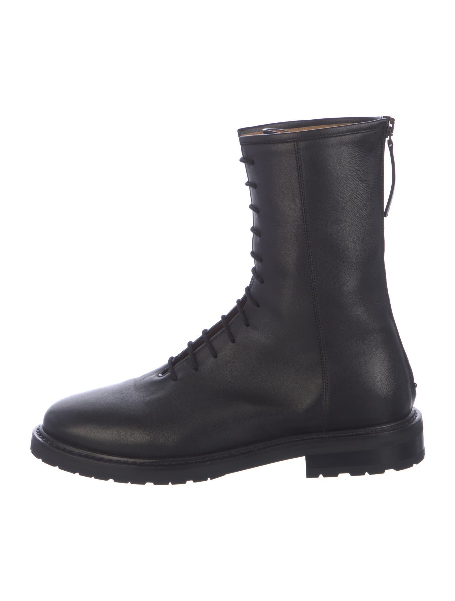 Legres Leather Combat Boots