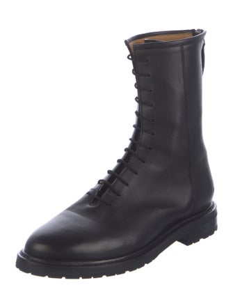 Legres Leather Combat Boots