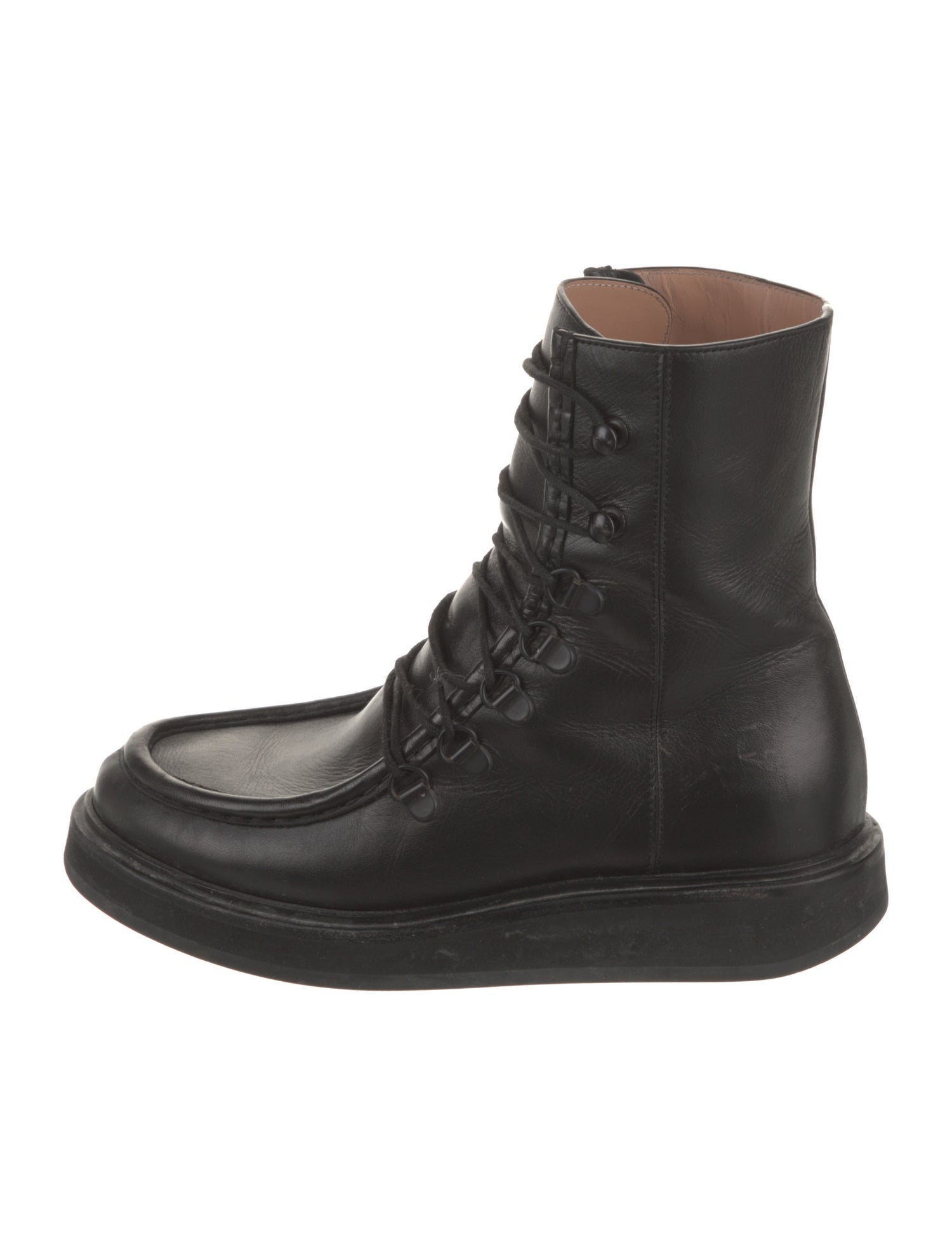 Legres Leather Combat Boots