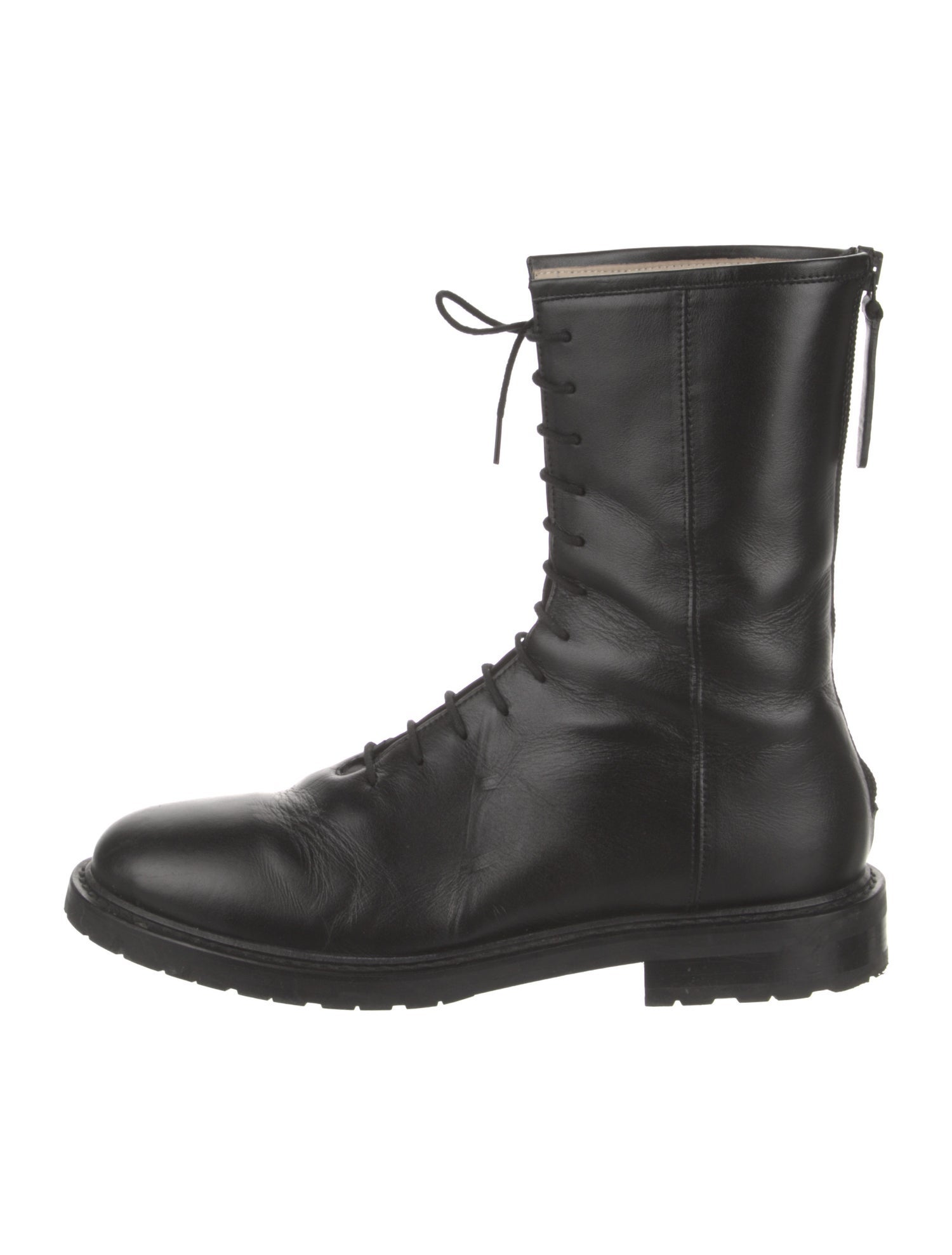Legres Leather Combat Boots