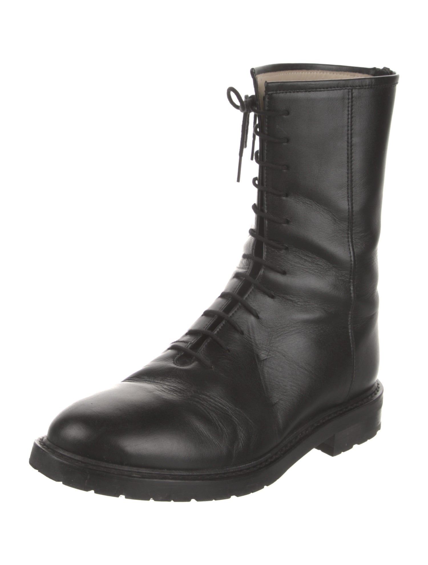Legres Leather Combat Boots