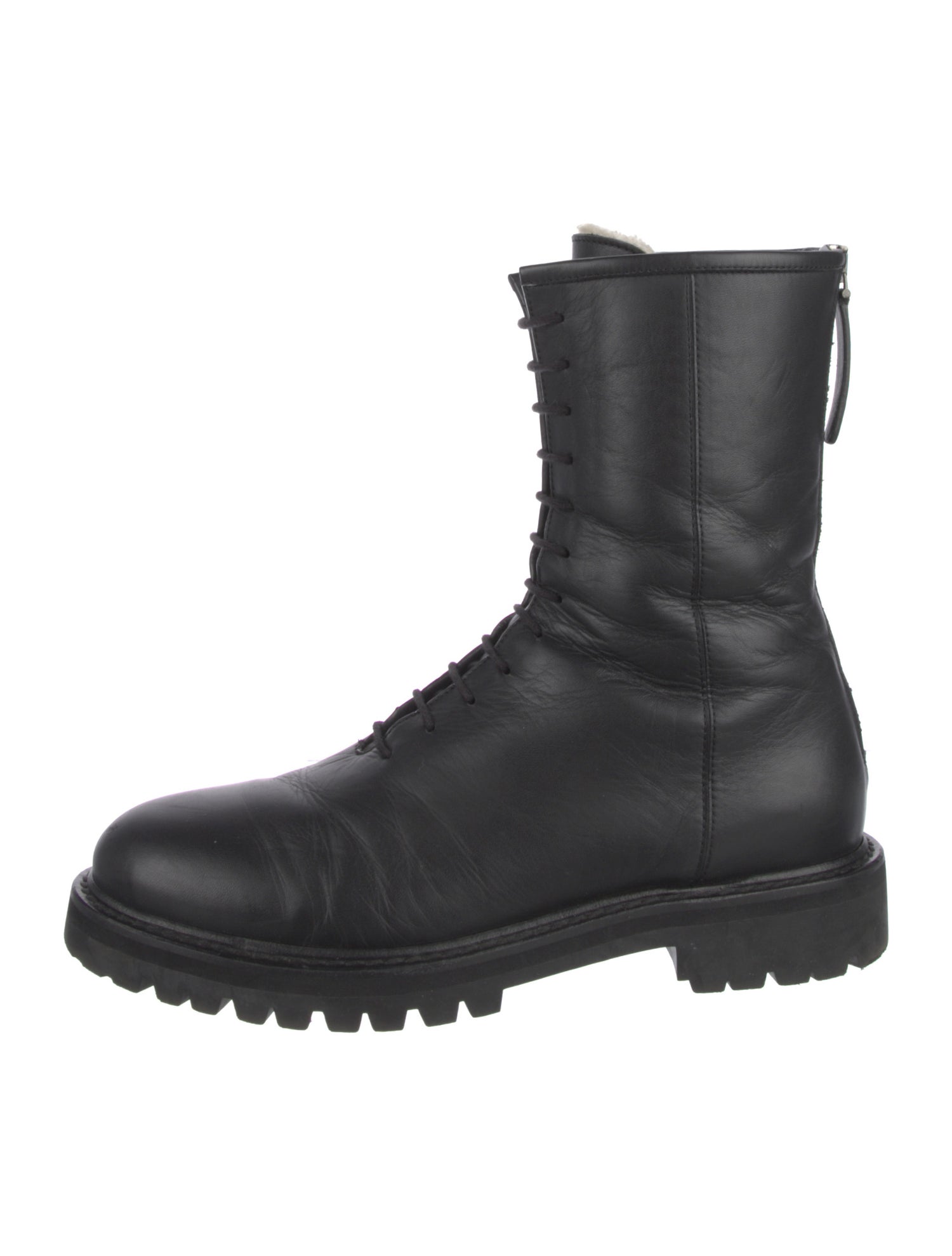 Legres Leather Combat Boots