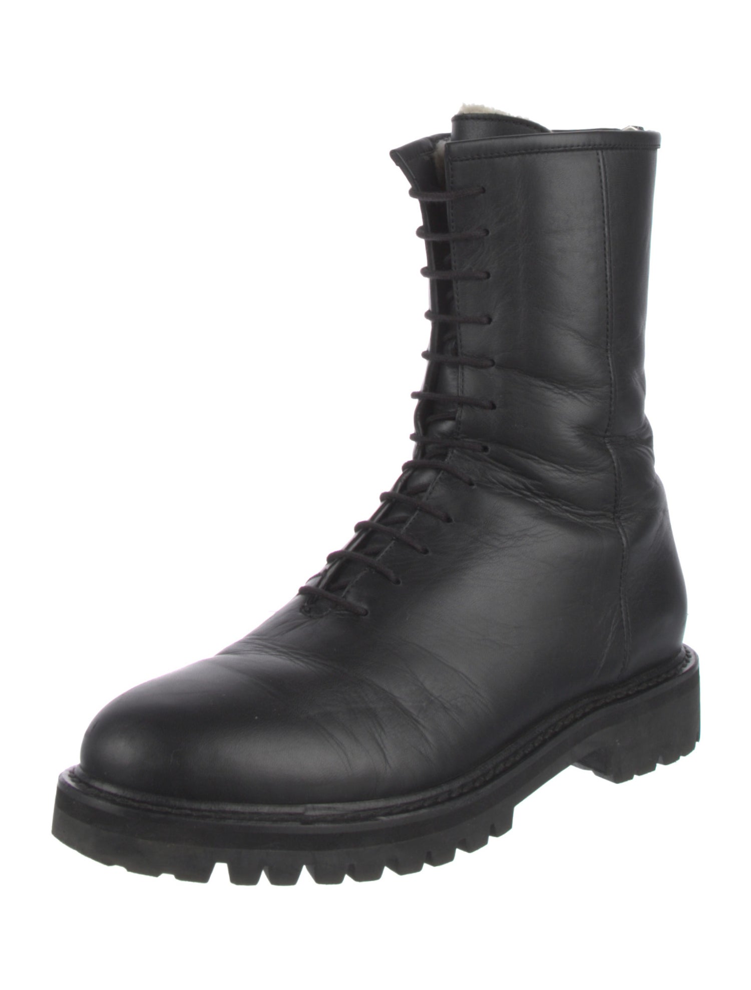 Legres Leather Combat Boots