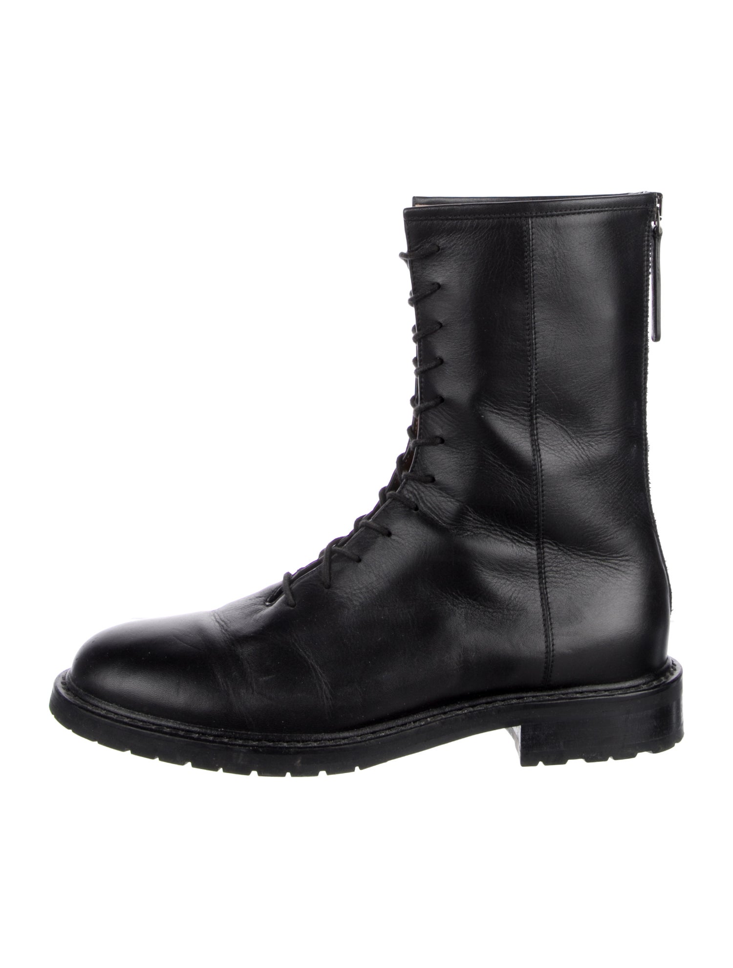 Legres Leather Combat Boots