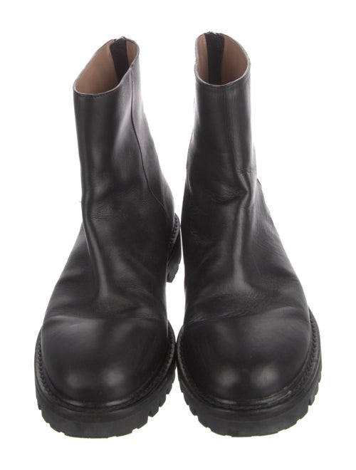 Legres Leather Combat Boots