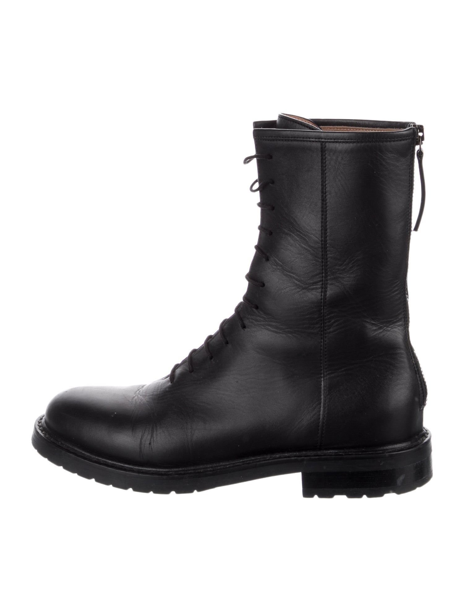 Legres Leather Combat Boots