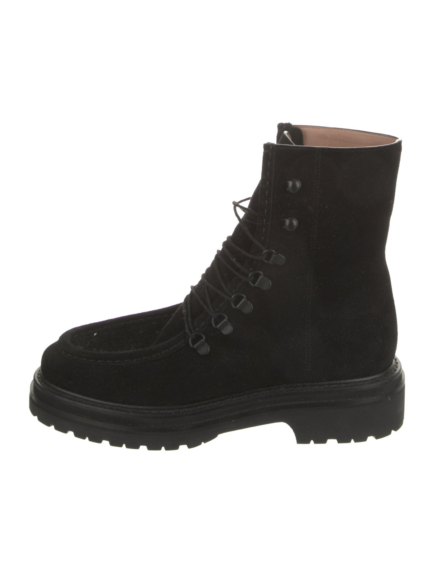 Legres Suede Combat Boots