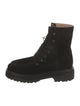 Legres Suede Combat Boots