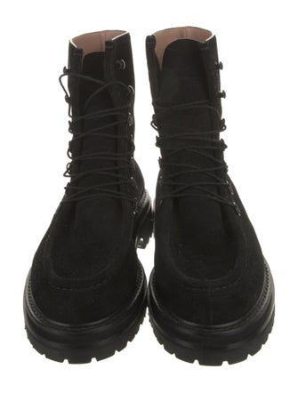 Legres Suede Combat Boots