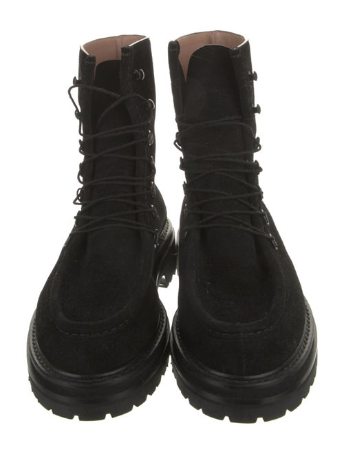 Legres Suede Combat Boots
