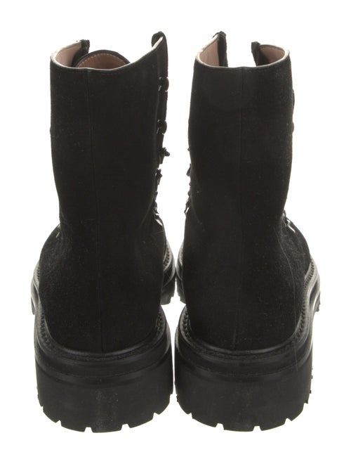 Legres Suede Combat Boots