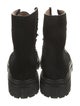 Legres Suede Combat Boots