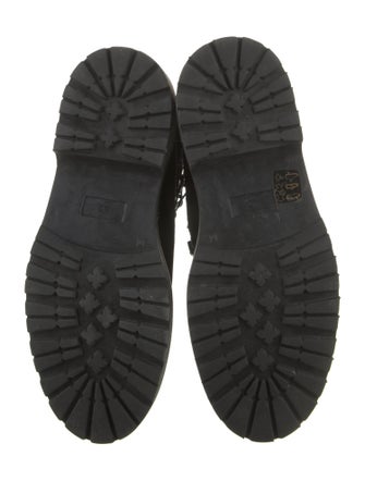 Legres Suede Combat Boots