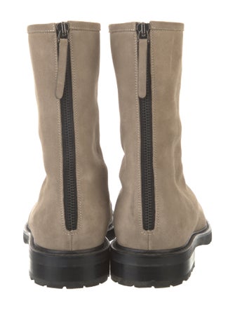 Legres Suede Combat Boots